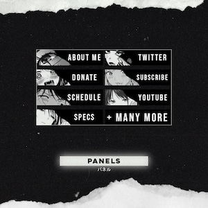 ANIMATED Dark Anime Streaming Package (PANELS ONLY)