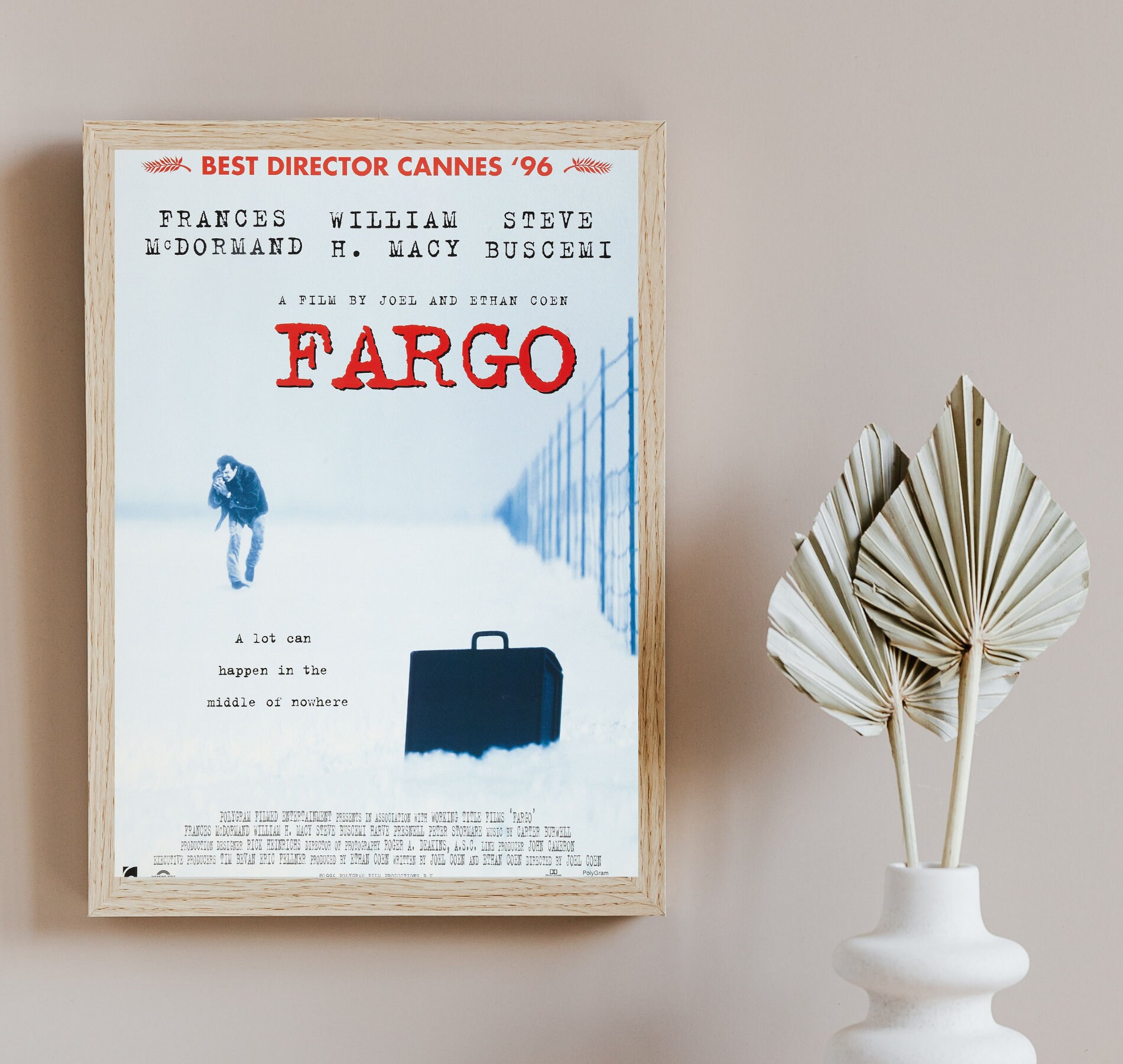 Fargo movie film poster print Alternative movie poster Etsy