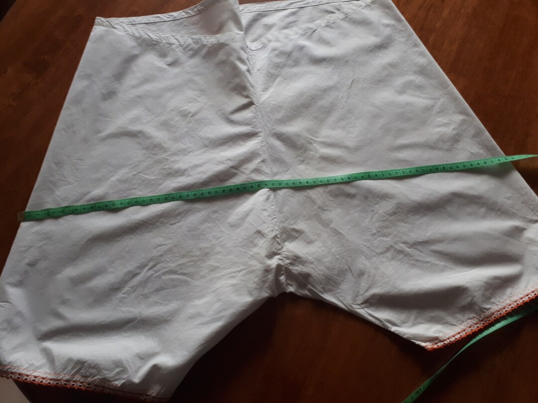 Pretty White Bloomer Knickers S M
