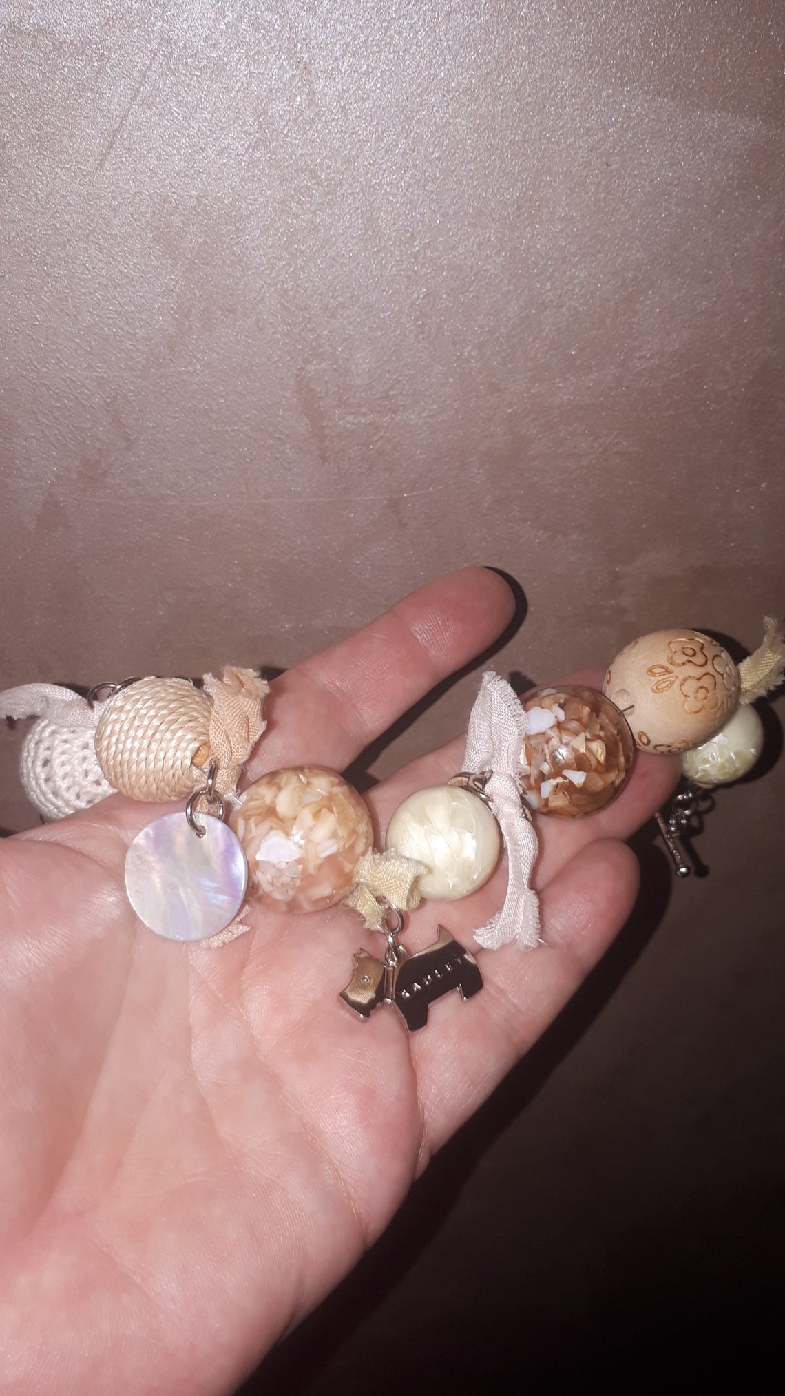 Dog Radley Charm Bracelet Personalized Dog Bracelet Bag Etsy