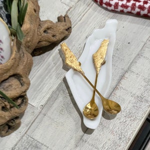 Palestine Map Spoon Gold Color | Palestinian Decoration | Palestinian Art | Jerusalem Gift | Palestinian Home Decoration