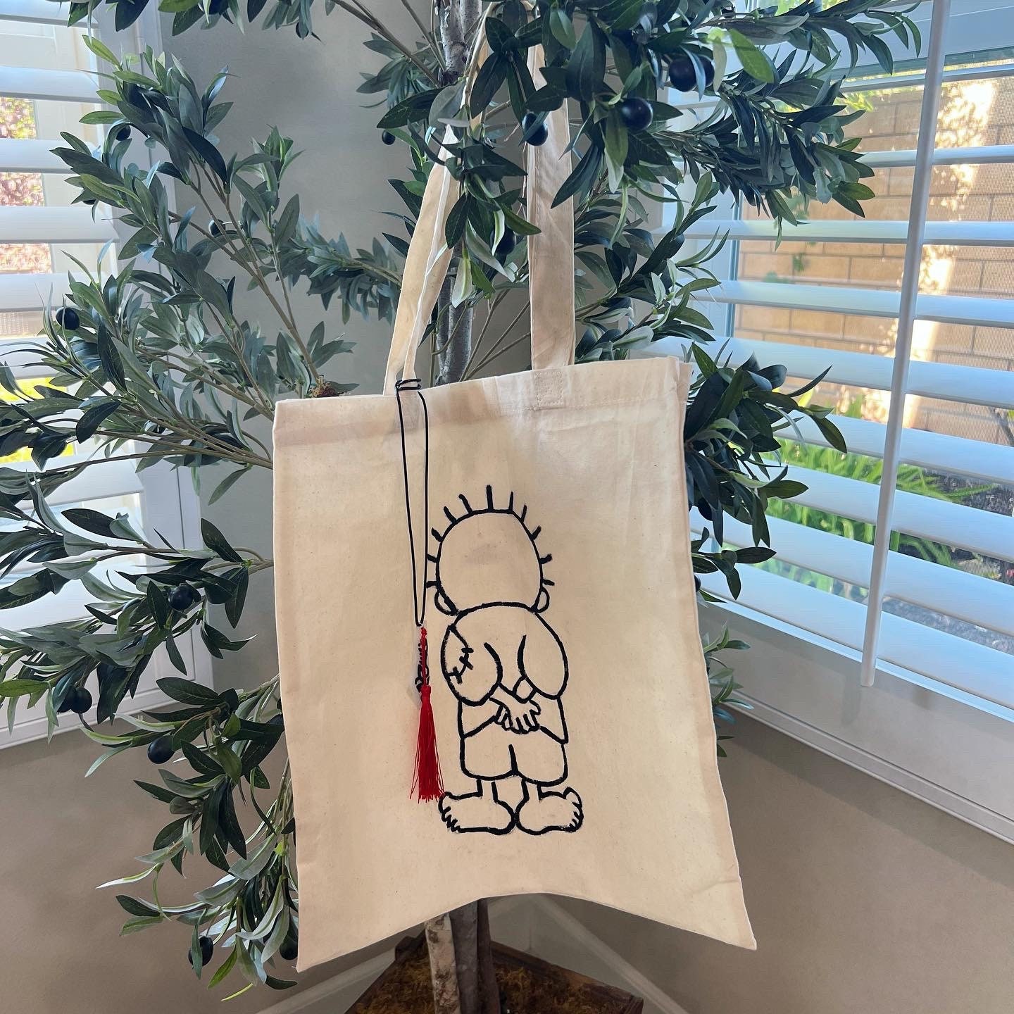 Handalah Hand Painted Tote Bag | Palestine - Etsy