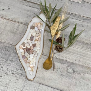 Palestine Map Trinket dish | With or Without Spoon | Palestinian Decoration | Palestinian Art | Jerusalem Gift | Palestinian Home Decoration