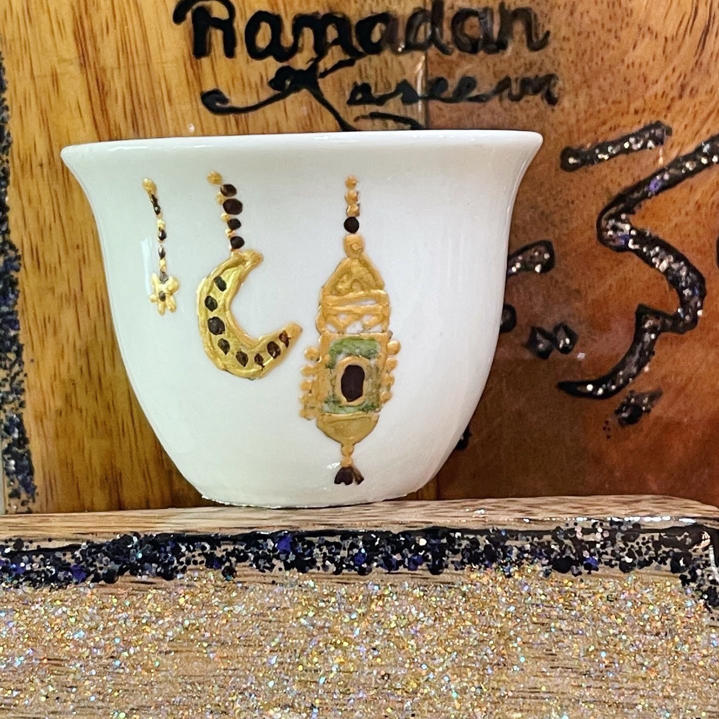 Ramadan Arabic Coffee Cups Set Set of 6 Cups | Etsy