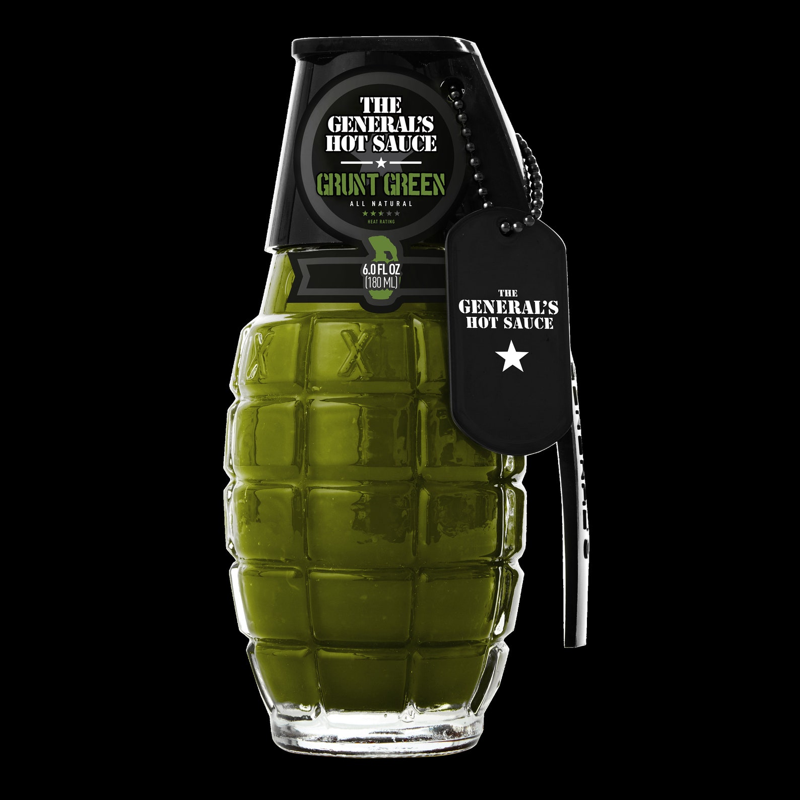 The General's Hot Sauce Novelty Grenade Bottle Hot Etsy