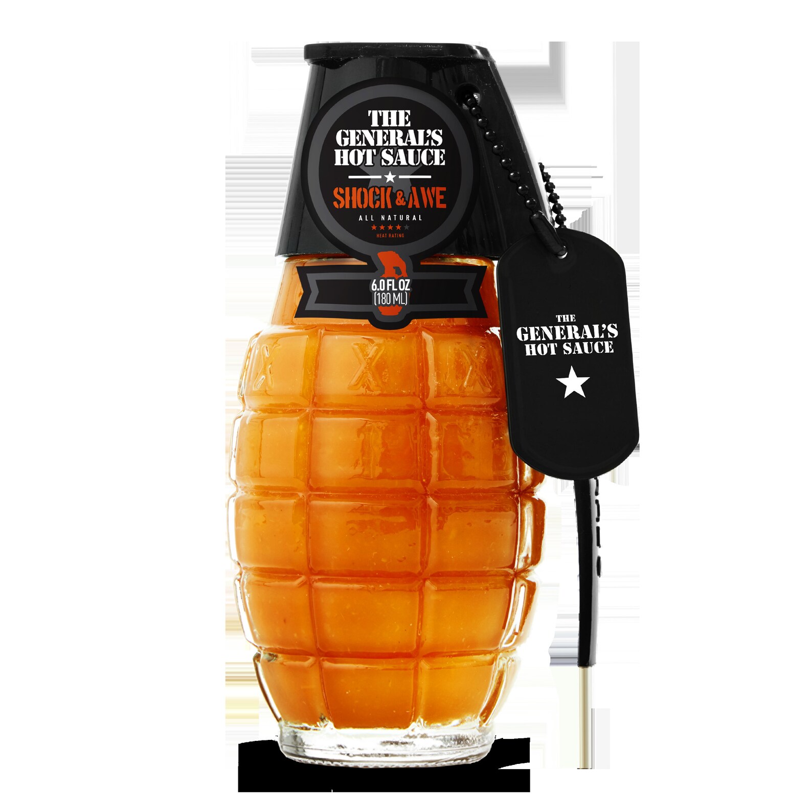 The General's Hot Sauce Novelty Grenade Bottle Hot Sauce Gift Etsy