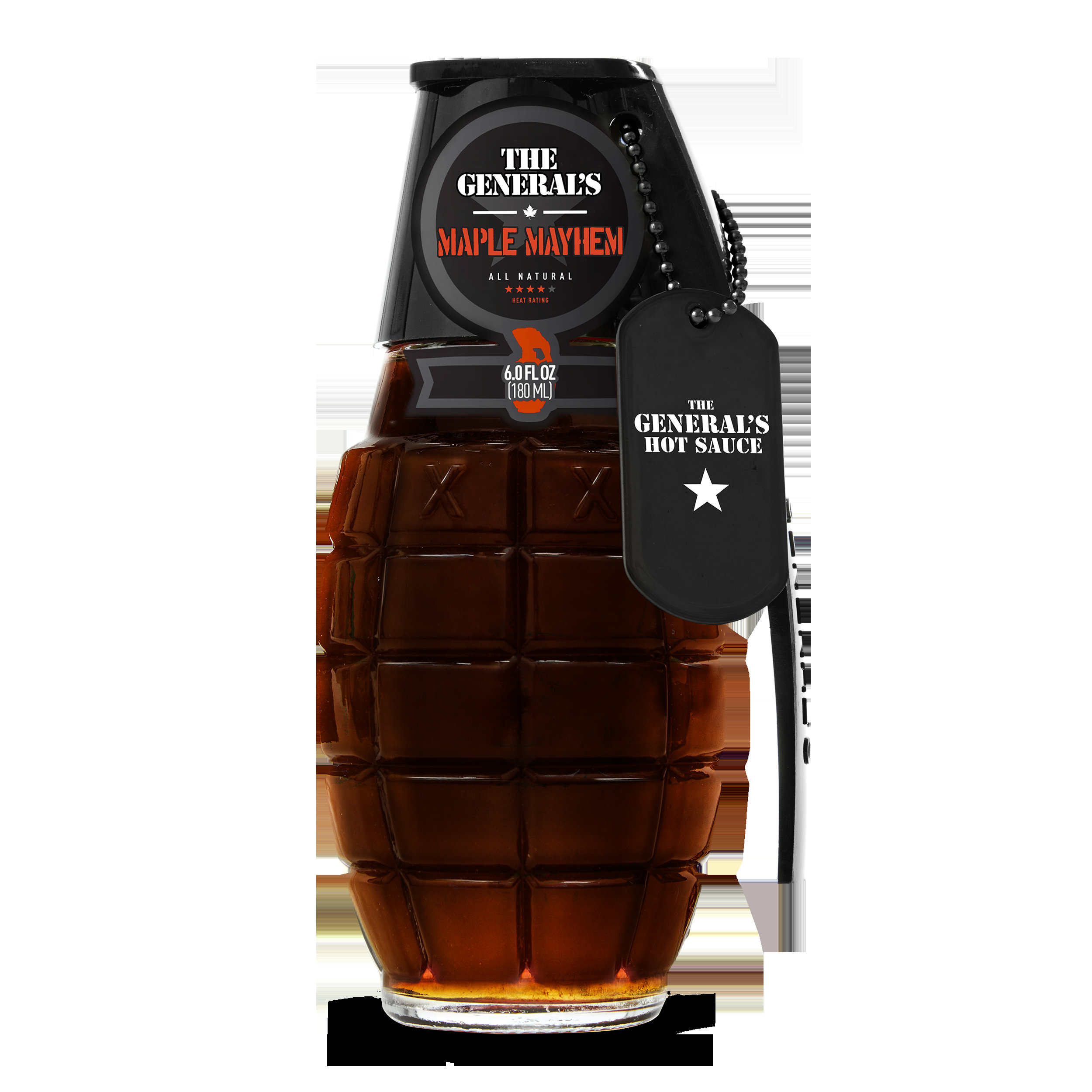 The General's Hot Sauce Novelty Grenade Bottle Hot Sauce Gift Etsy