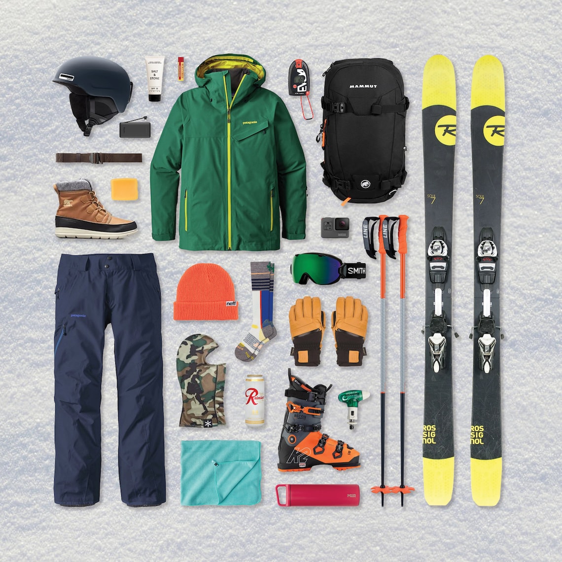 Checklist Skiing / Printable Ski Checklist / Instant Digital Download