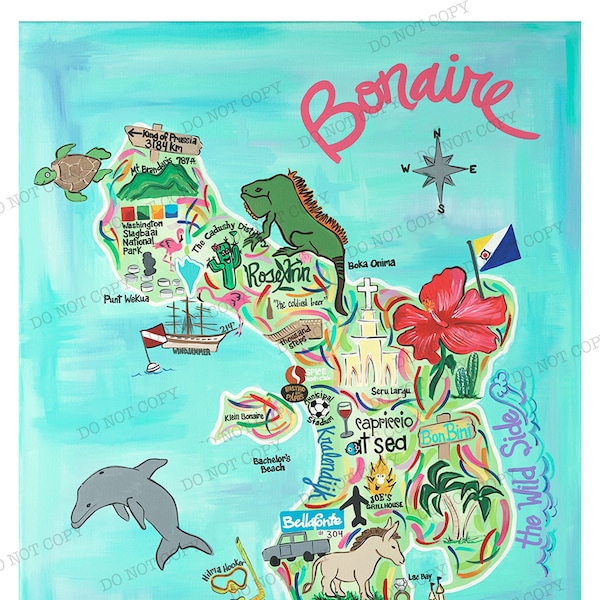 12"x16" - Bonaire Giclée fine art print