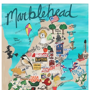 18&quot;x24&quot; - Marblehead, Massachusetts, Giclée print poster