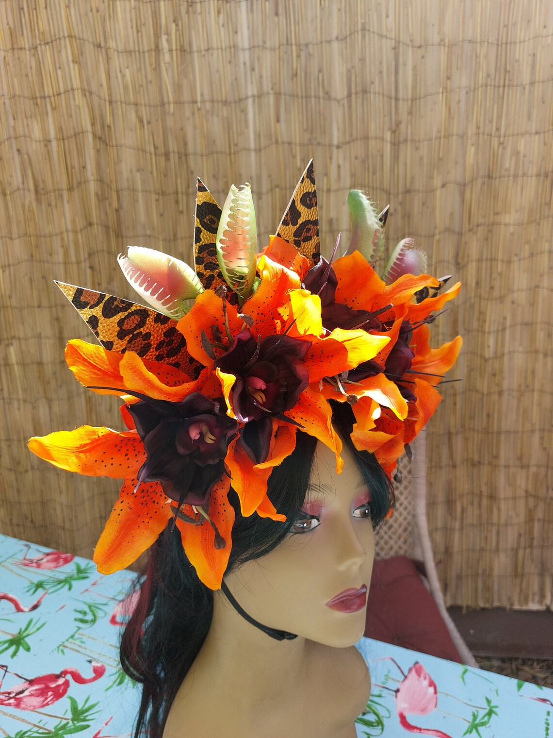 cuban flower headpiece