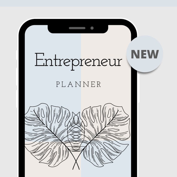 Entrepreneur Planner, Business planner, Business Plan, Business Launch kit, PDF Planner, Printable Planner, Business Tools, Monthly Calendar