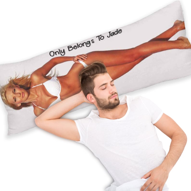 Custom Photo Pillowcase Personalized Body Pillow Case with Picture Photo On Pillow Cover Double Side Pillowcase Home Decor Birthday Fun Gift bild 3