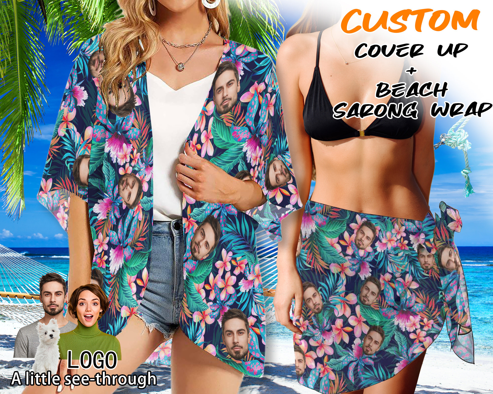 Plus Size Swimwear Cover Up Etsy UK