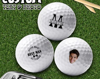 Custom Photo and Text Golf Balls,Personalized Funny Golf Ball,Gift for Husband