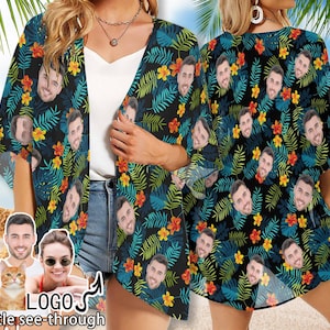 Ready Stock-Women's Floral Print Kimono Cardigan Summer Swimsuit Coverups  Beach Cover Up for Vacation