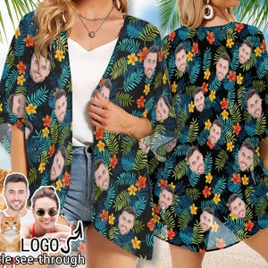 Ready Stock-Women's Floral Print Kimono Cardigan Summer Swimsuit Coverups  Beach Cover Up for Vacation