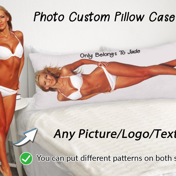 Custom Body Pillow Case Personalized Picture Body Pillow Case Photo On Pillow Cover Double Side Pillowcase Home Decor Custom Pillow Cover