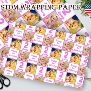Personalized Birthday Gift Wrap - Custom Photo Wrapping Paper – My
