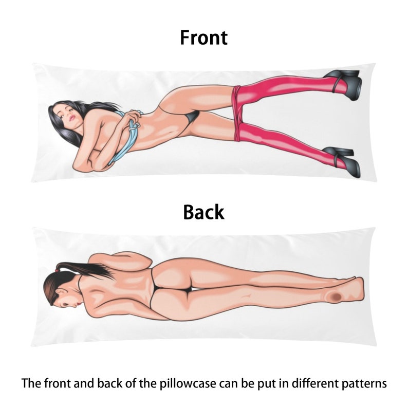 Custom Photo Pillowcase Personalized Body Pillow Case with Picture Photo On Pillow Cover Double Side Pillowcase Home Decor Birthday Fun Gift bild 2