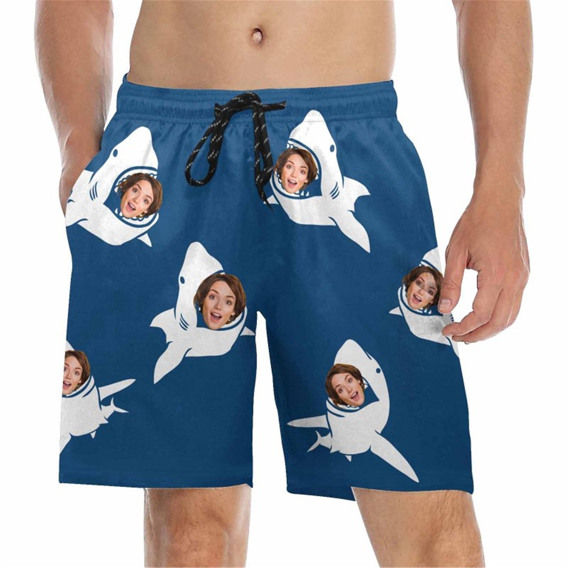 Custom Face Men Swimwear Personalized Men Bathing Suit Face on Etsy