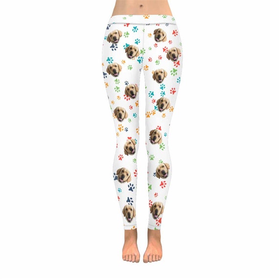 yoga pants on face