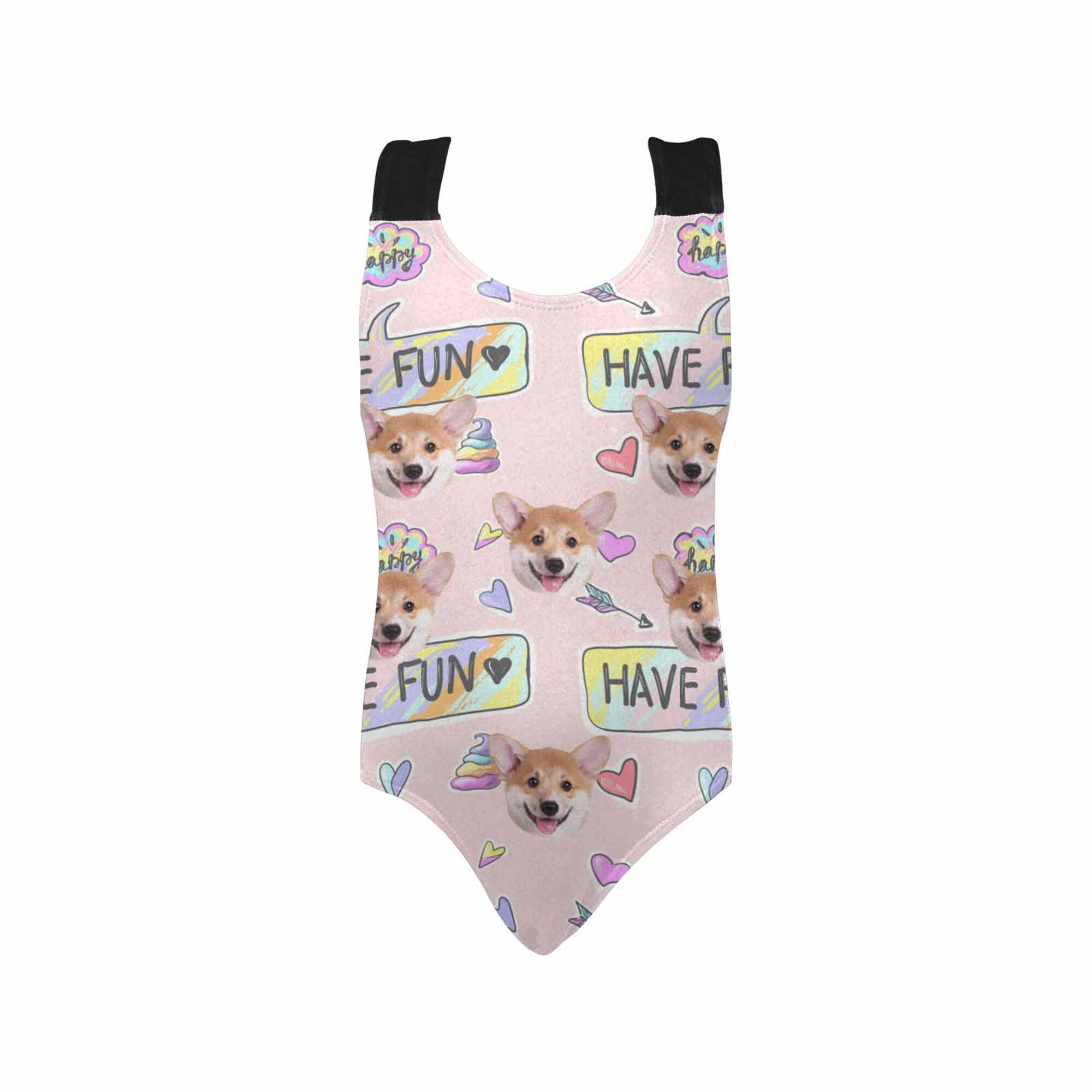 Custom Girls Funny SwimsuitsGirl's One Piece Etsy