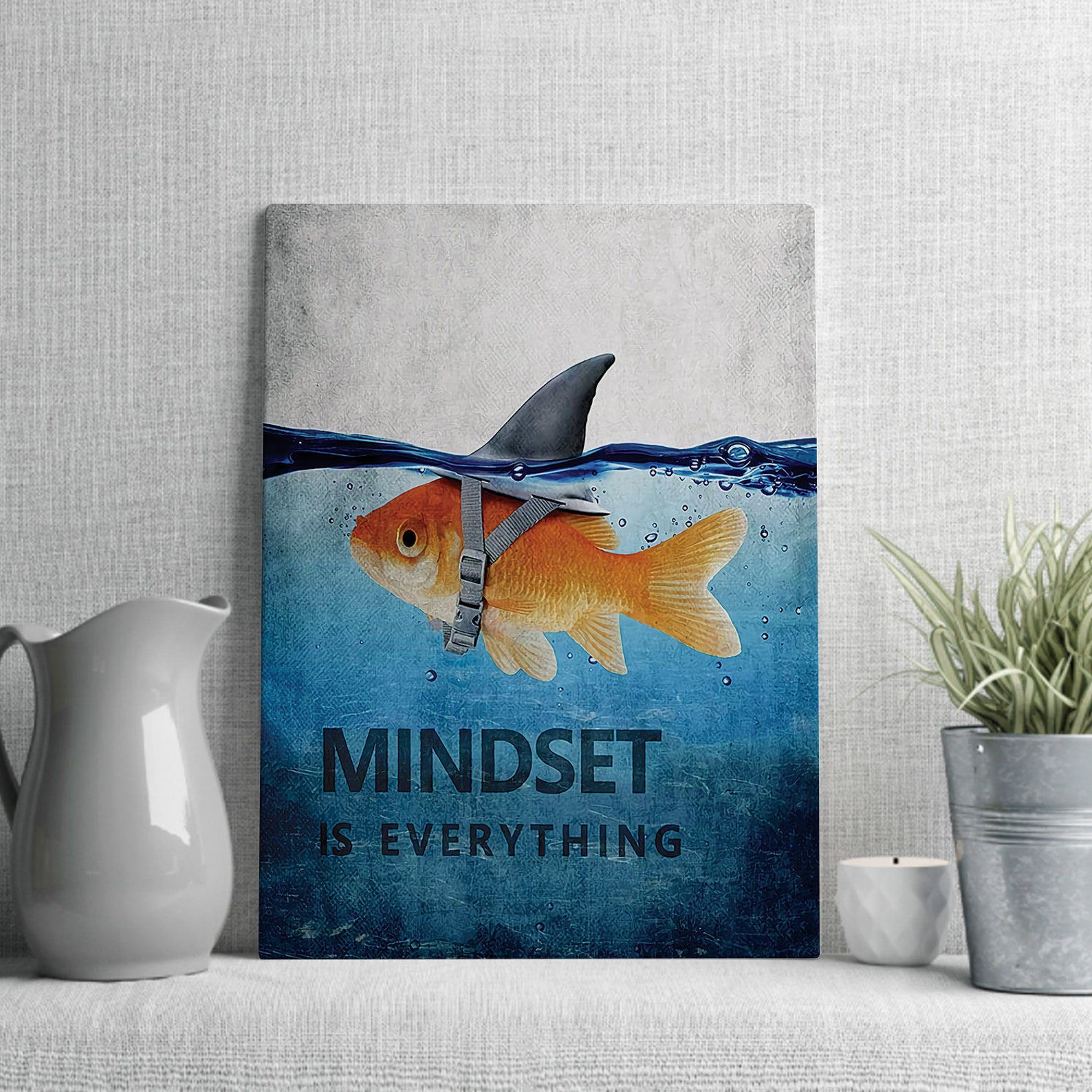 Mindset is Everything Canvas Wall Art Motivational Canvas | Etsy