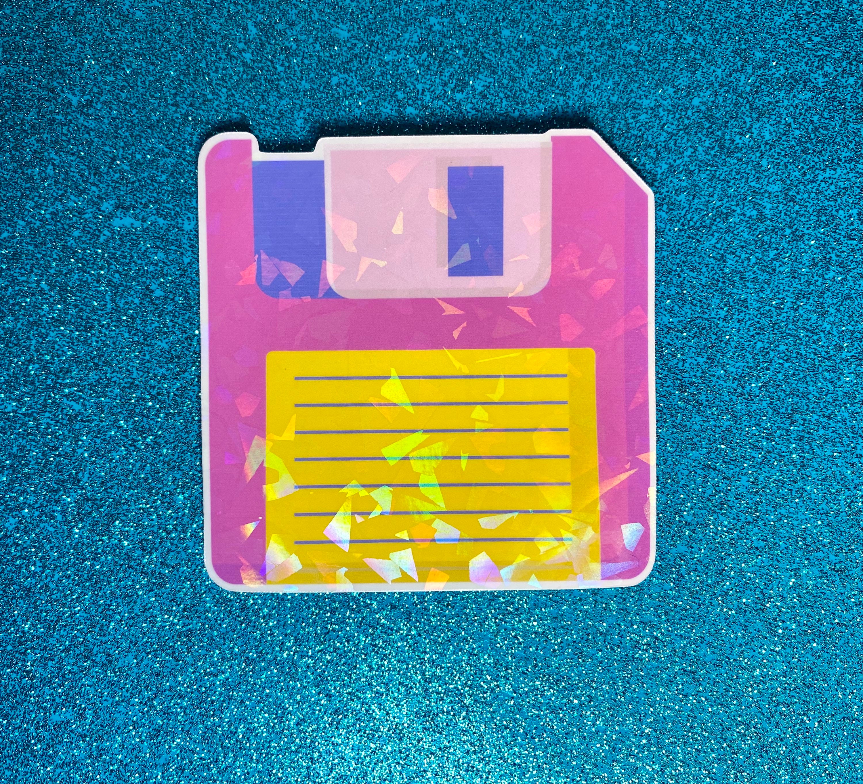 90s Floppy Disk Vinyl Sticker Pack – jasmithdesigns