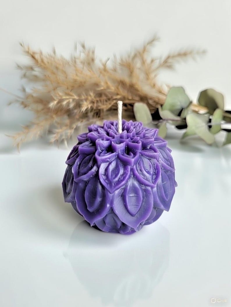 Lotus Chakra Cleansing Candle | Hand-poured Lotus Candle | Energy ...