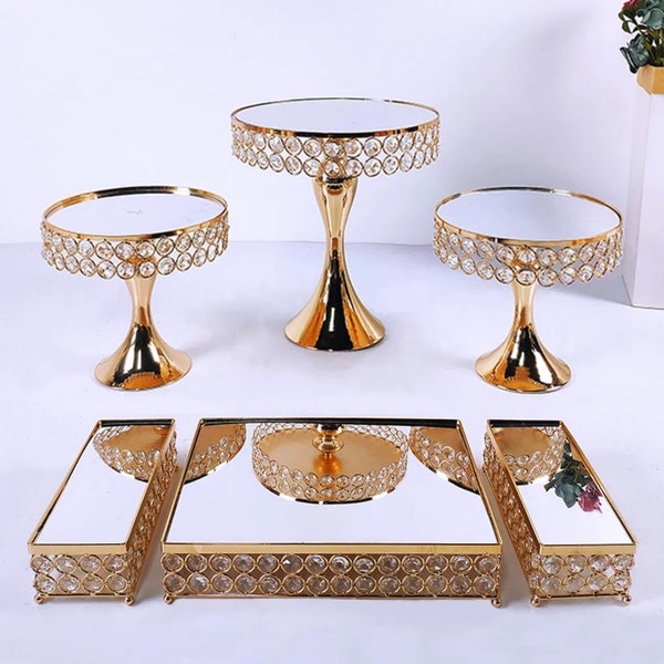 Mirror Cake Stand Etsy