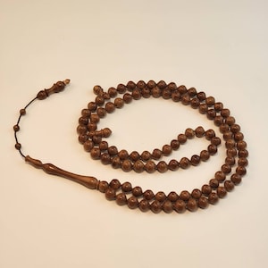 Koka 99 Cuentas Tasbih, Oración musulmana islámica del árbol de Cuca, Real Kuka Tasbeeh, Ramadán Eid Regalo Tesbih, Entrega el mismo día