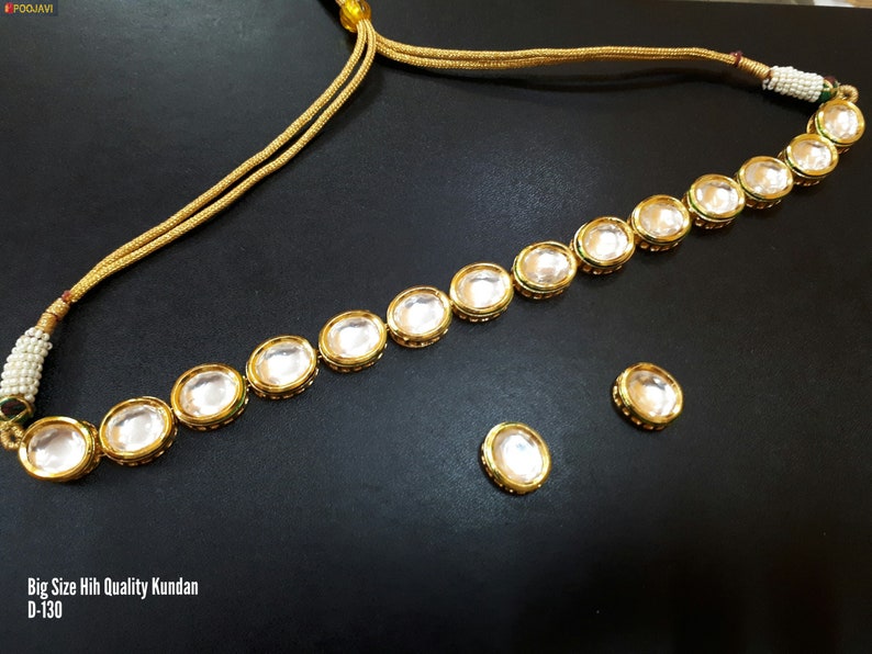 Different Designs for Gold Plated Necklace Earrings Chokar Set Ethnic Tradional Kundan Meena Jewelry Bridal Bollywood Latest Cheapest