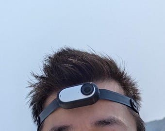 Head Neck Strap Mount for Insta360 GO 3/3s Action Camera -Flexible Soft Durable