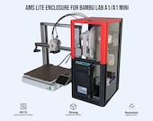Bambu Lab A1/A1 Mini AMS Lite Enclosure: Transparent PET Panel