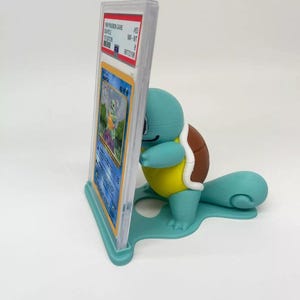 Pokemon-kaartstandaard Squirtle Trading TCG-houderdisplay - gekleurd