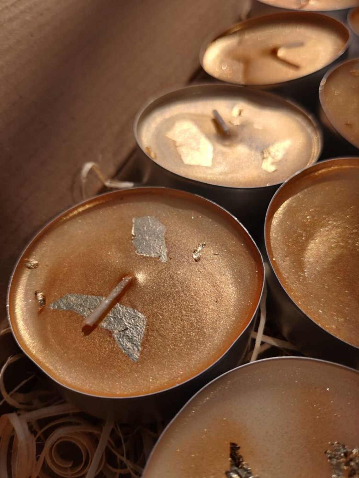 Large size tea lights / Scented Tea Lights Candles / VEGAN Etsy