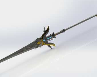 Arknights Nearl the Radiant Knight&#39;s Swordstaff STL files