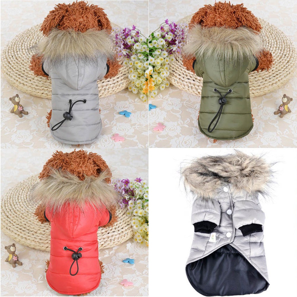 2021 Winter Pet Dog Clothes Super Warm Jacket Thicker Cotton Etsy