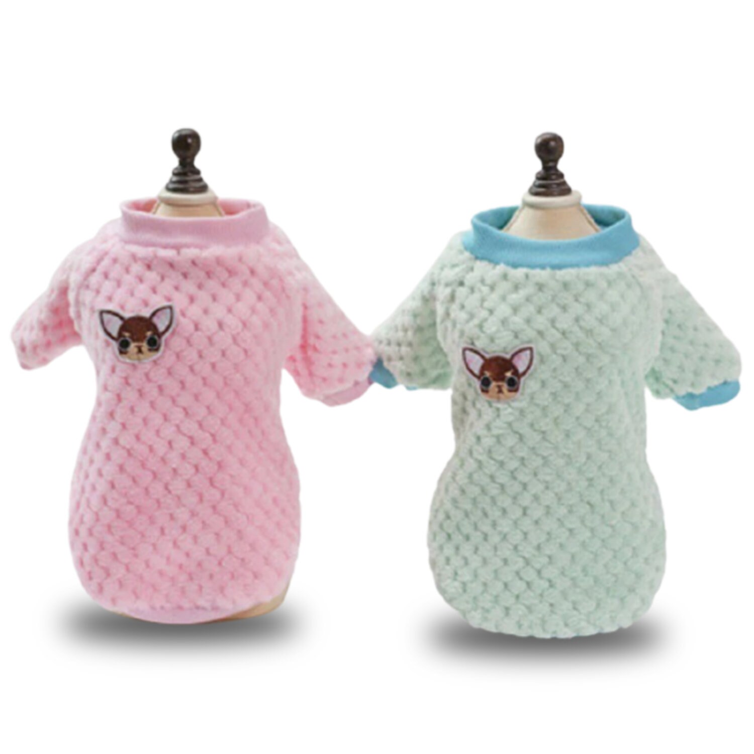 Pet Clothes Dogs Warm Coat Puppy Thickening Sweater Winter Etsy