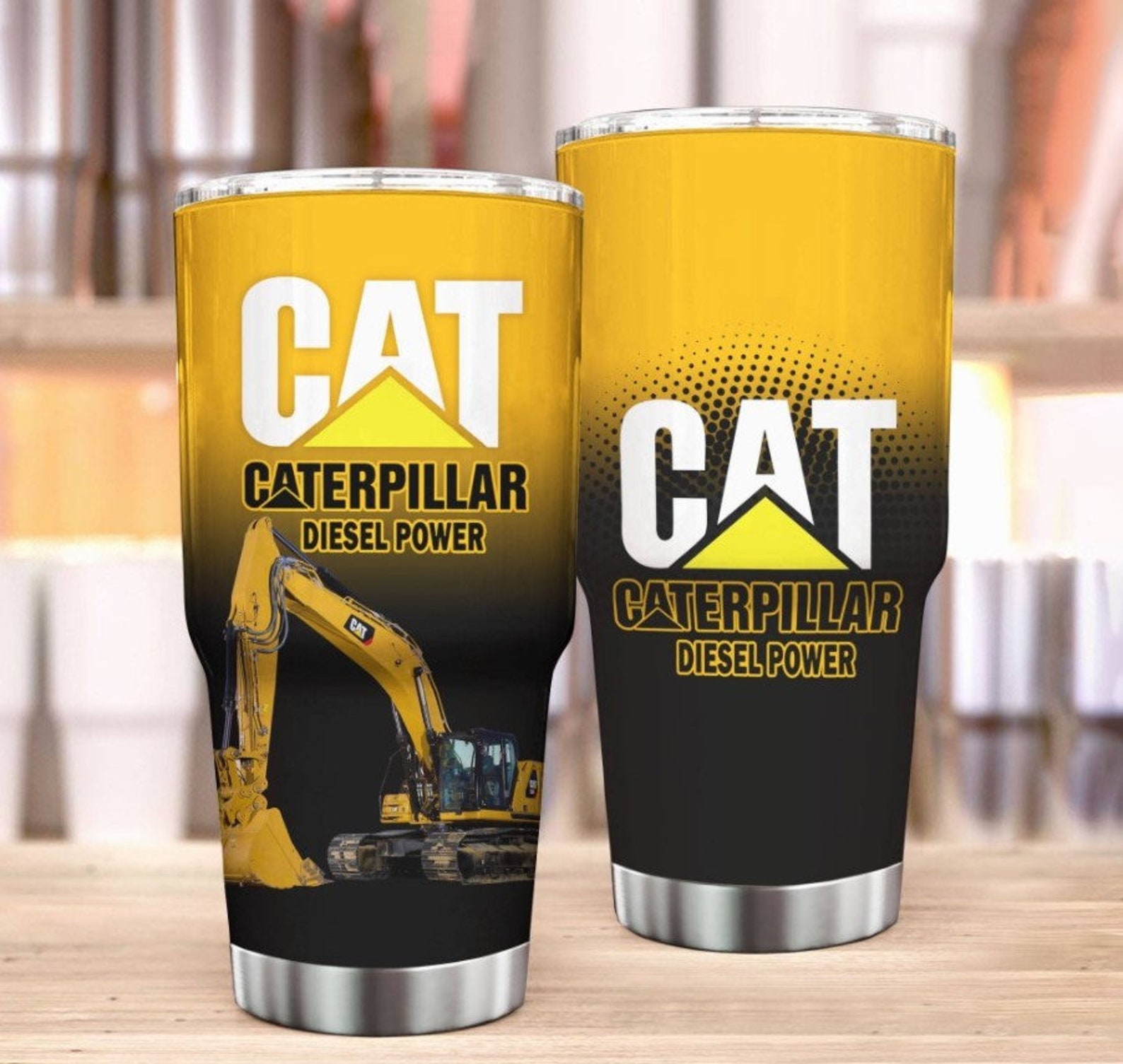 Caterpillar Heavy Equipment Tumbler Caterpillar Gifts CAT Etsy