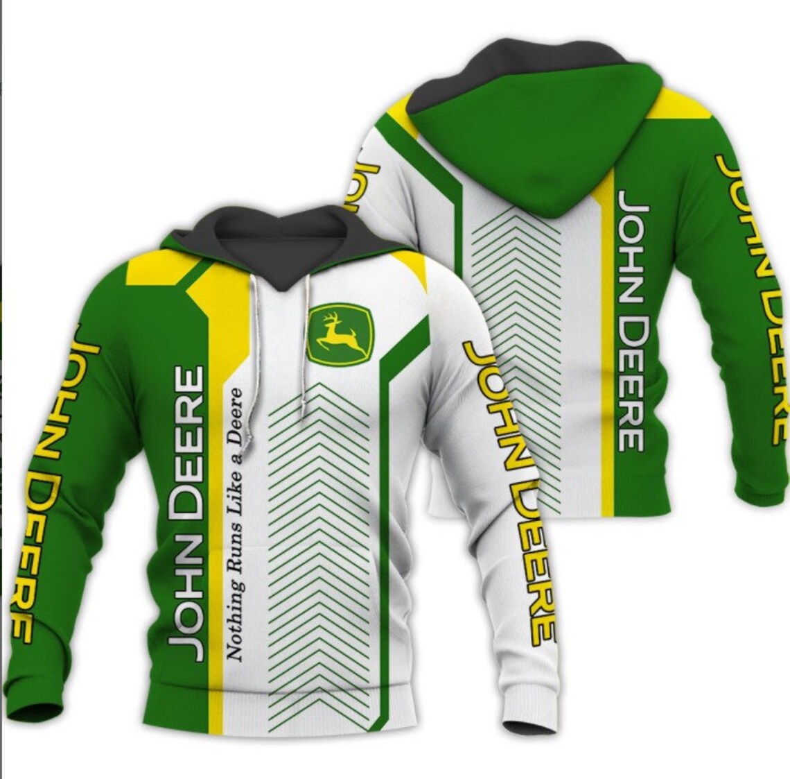 John Deere Tractor Hoodie/Zip Hoodie Soft Thick Warm Etsy