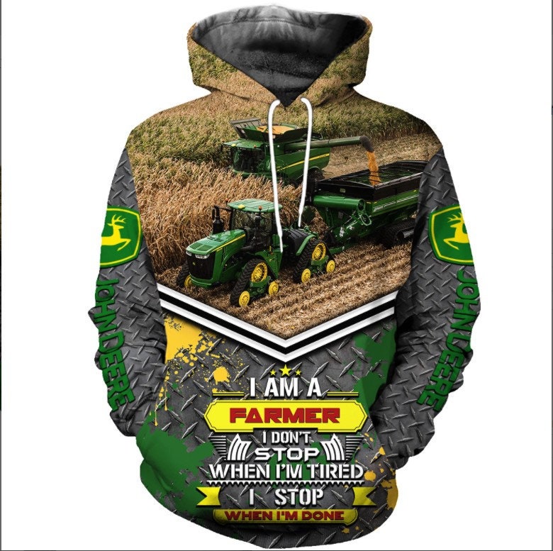 John Deere Traktor Hoodie/Zip Hoodie Weiche dicke warm Etsy