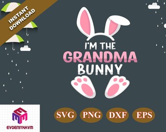 Download Grandma Bunny Svg Etsy