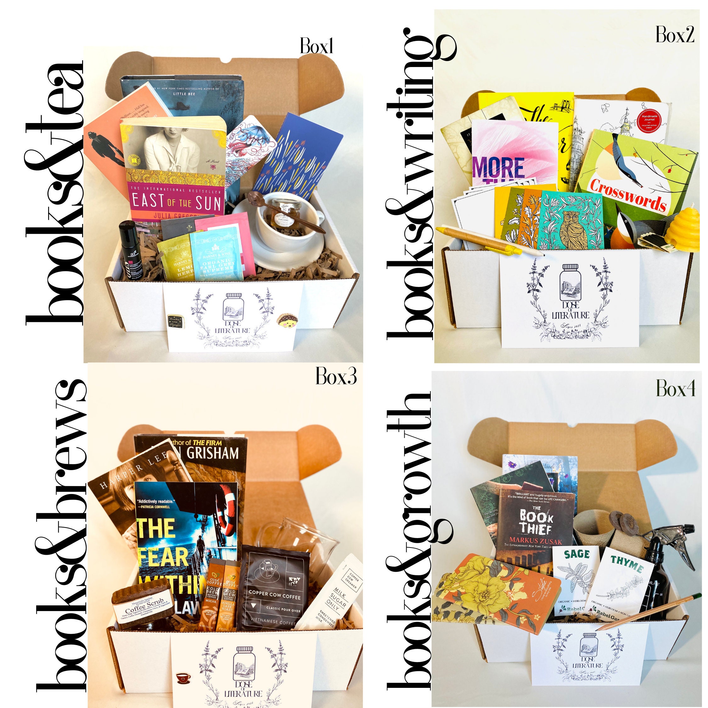 Prescription Box Subscription Book Box Book Lovers Gift Etsy