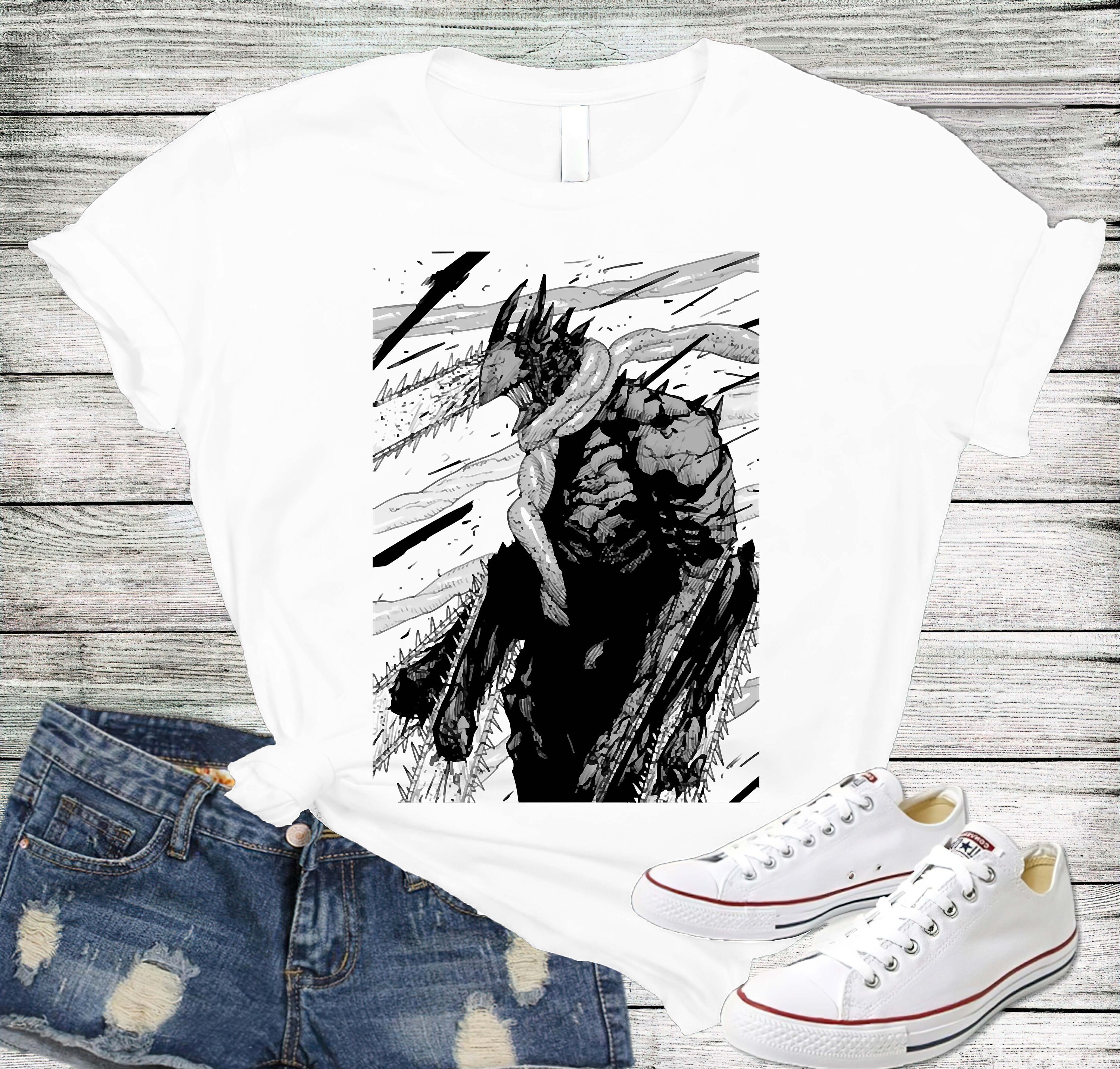 Chainsaw Man Artwork Shirt Chainsaw Man Vintage TShirt Etsy