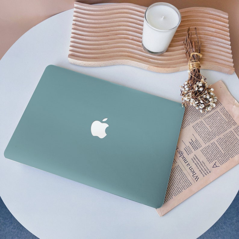Financial sales sale Turquoise Green Solid Color Macbook 1 Cover Case For Air OFFer