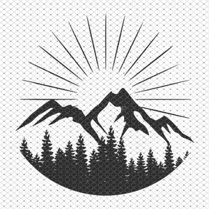 Free Free 213 Mountain Sunset Svg SVG PNG EPS DXF File