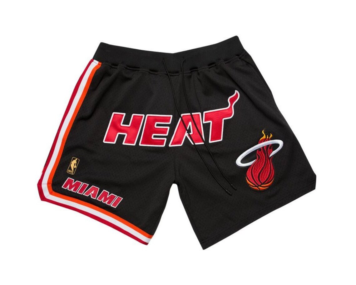 Miami Heat Vintage Shorts Masculinos | Etsy