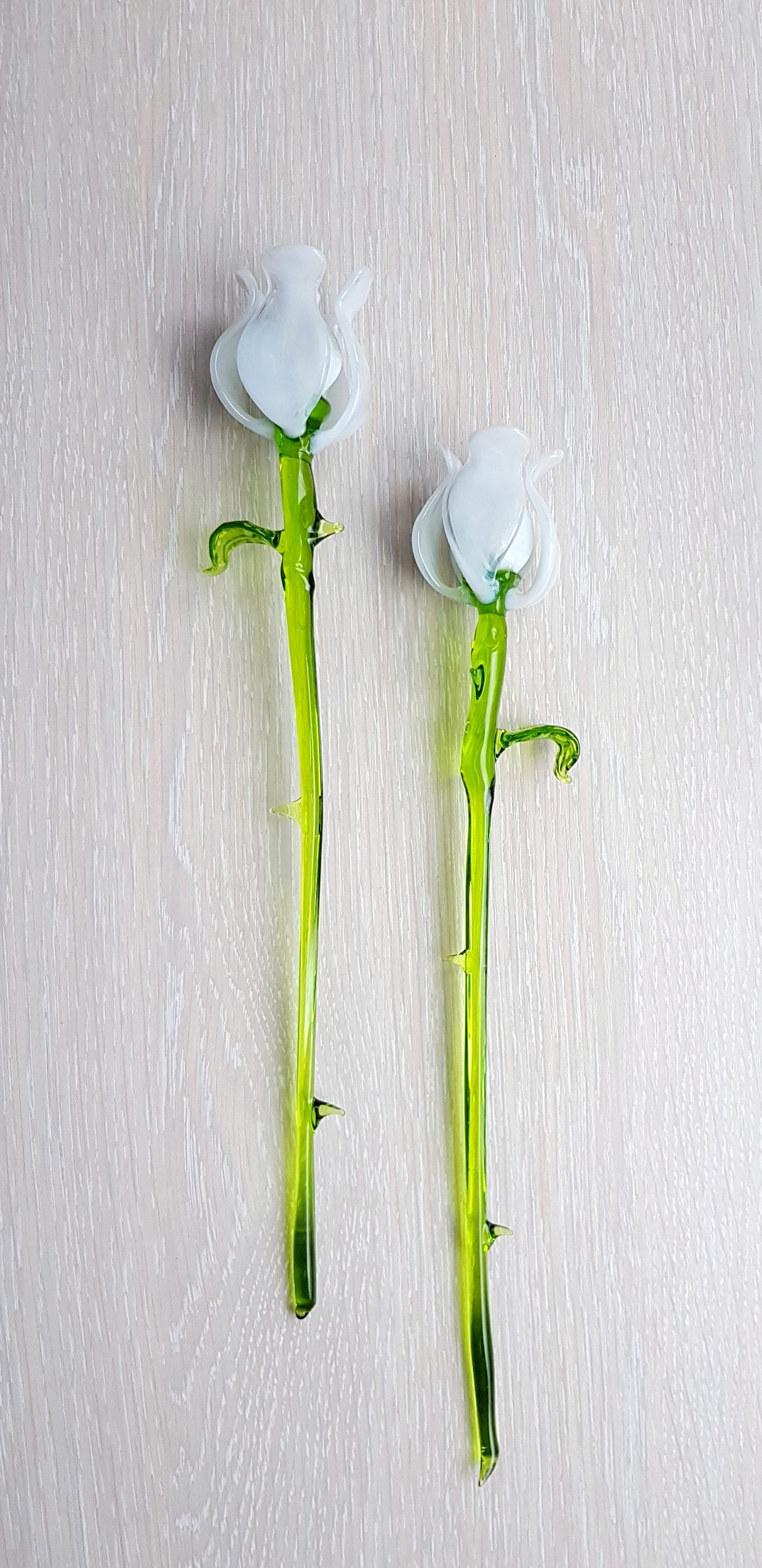 Glass Roses Figurines Hand Blown Glass Roses Flowers Hand Etsy Australia